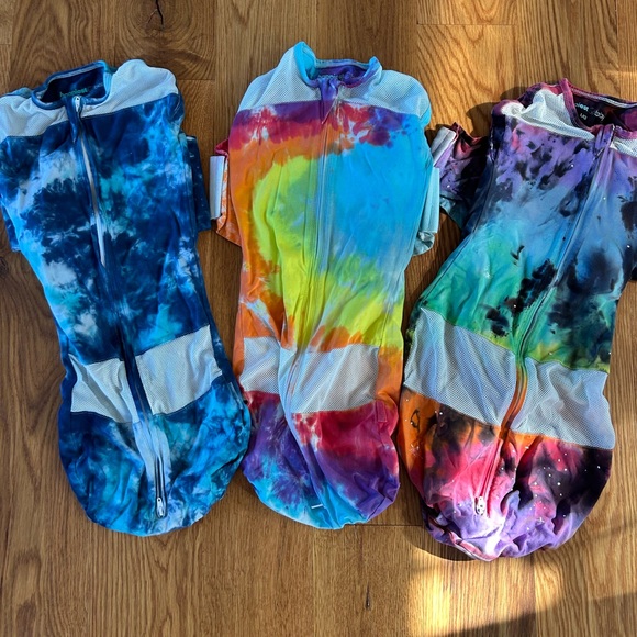 Snoo custom tie dye Large sleep sacks x3!
